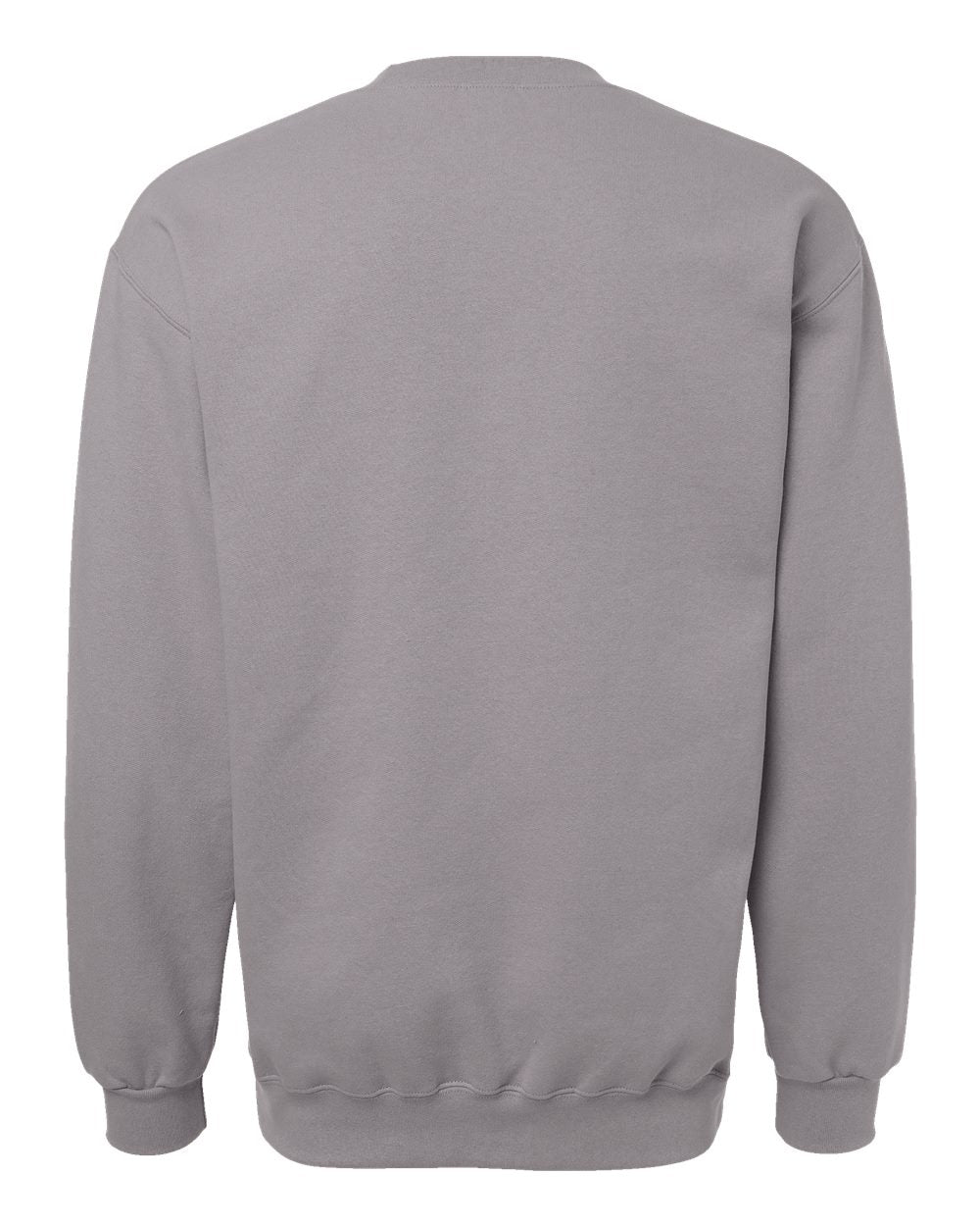 Unisex Hammer™ Maxweight Crewneck Sweatshirt - Back - B02560593 - Gravel
