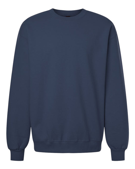 Unisex Hammer™ Maxweight Crewneck Sweatshirt - Front - B02560253 - Blue Dusk