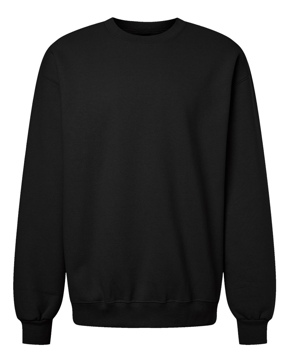 Unisex Hammer™ Maxweight Crewneck Sweatshirt - Front - B02560503 - Pitch Black