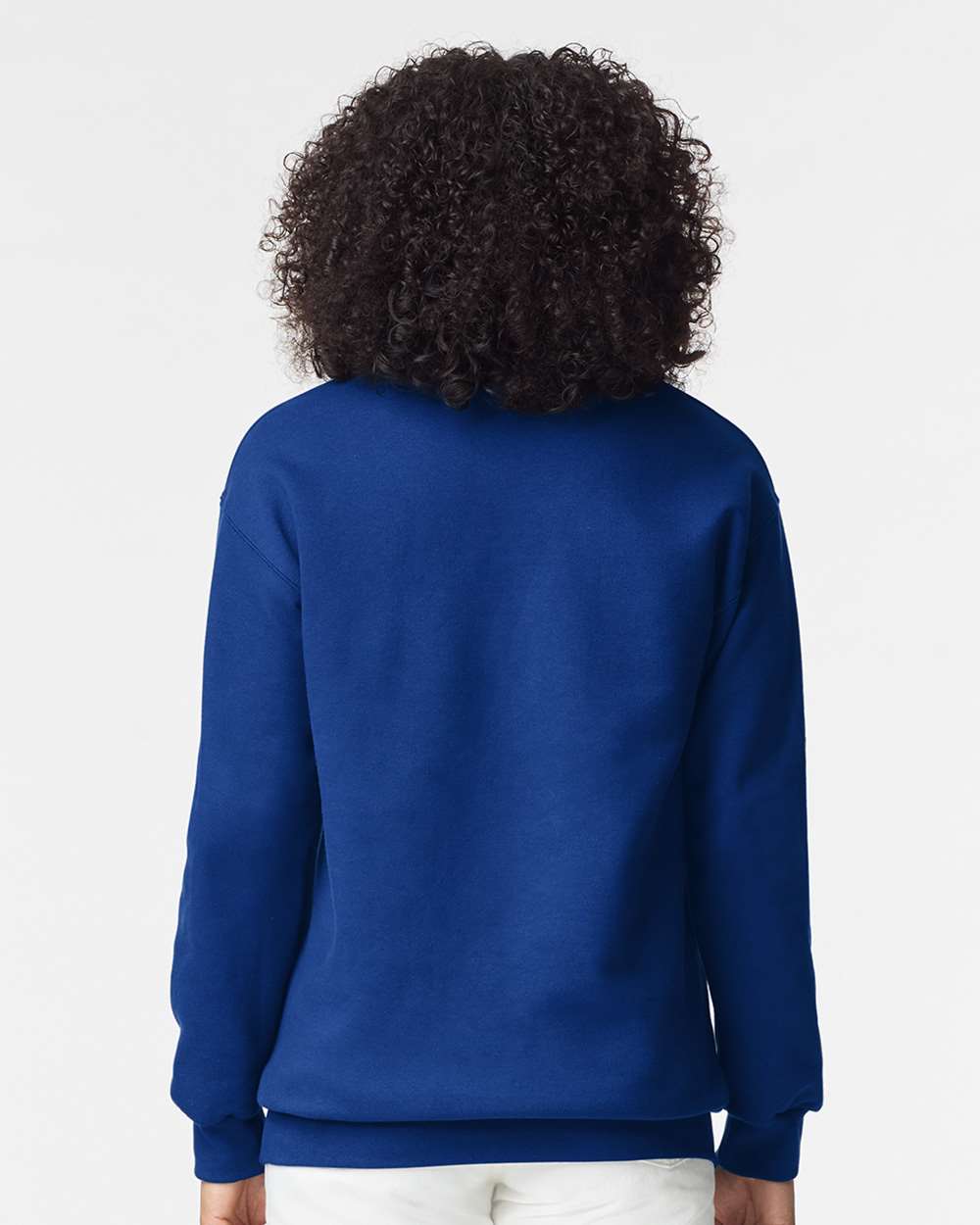 Unisex Hammer™ Maxweight Crewneck Sweatshirt - OnModelBack - B02560753 - Deep Royal