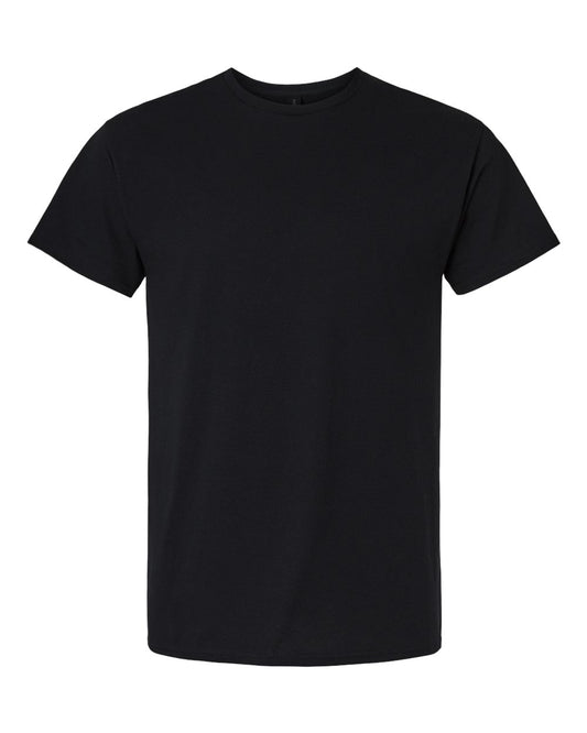 Unisex Light Cotton T-Shirt - Front - B02860502 - Black