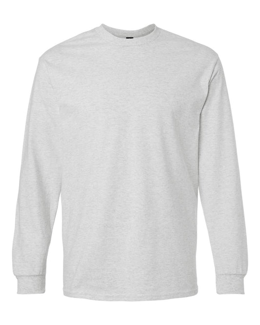 Ultra Cotton® Long Sleeve T-Shirt - Front - B06060023 - Ash
