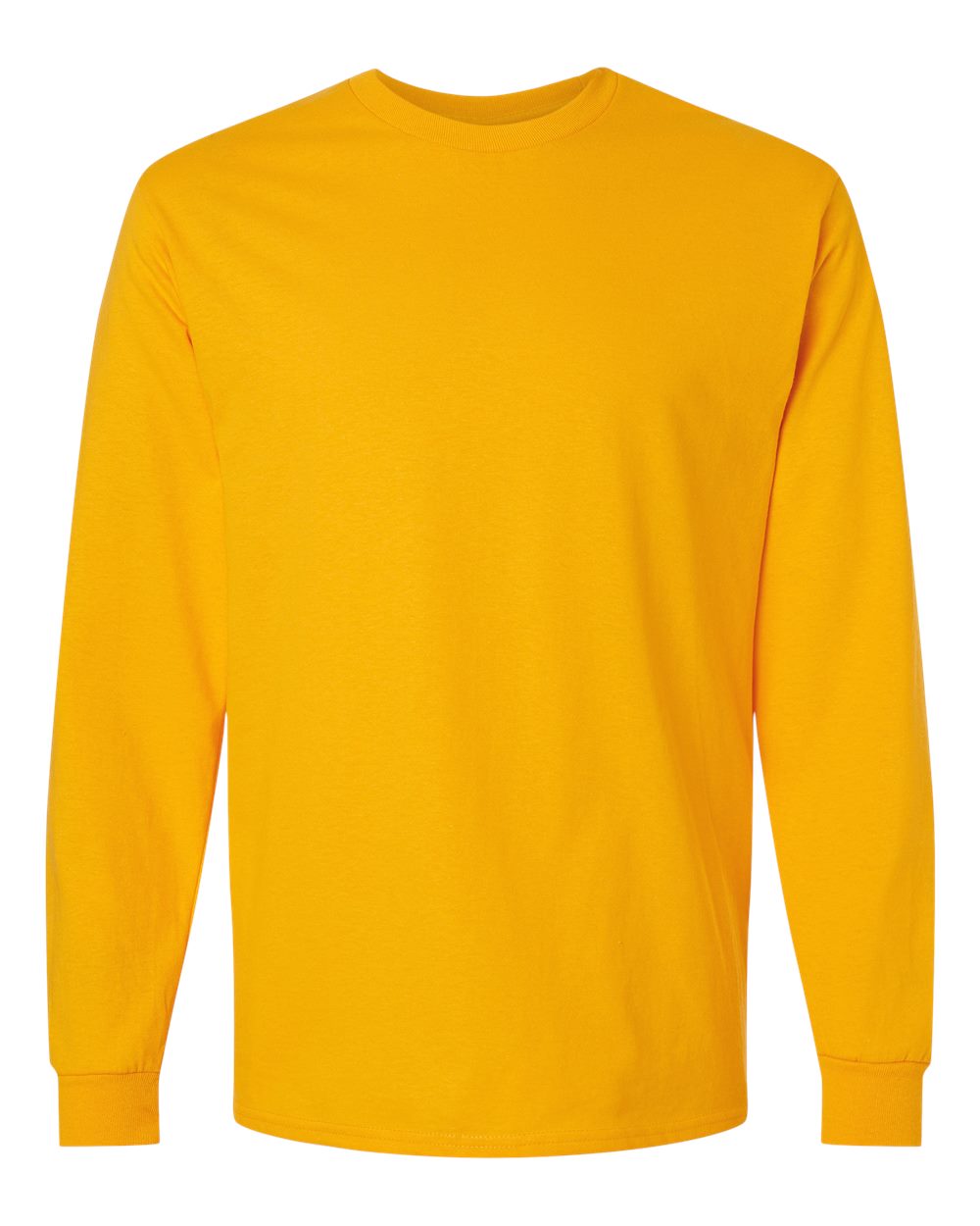 Ultra Cotton® Long Sleeve T-Shirt - Front - B06060123 - Gold