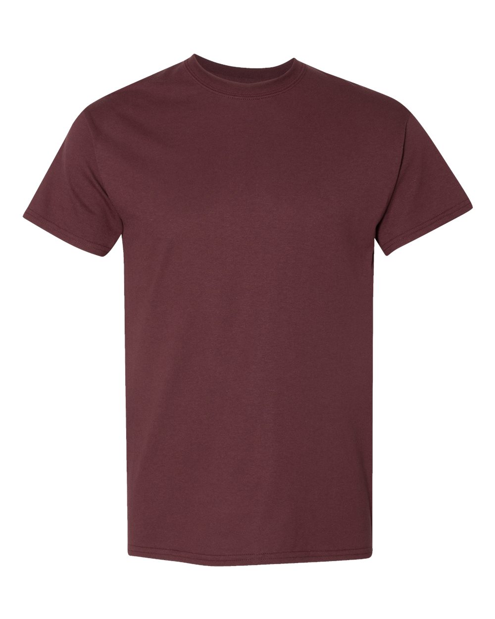 Unisex DryBlend® T-Shirt - Front - B06560523 - Dark Maroon