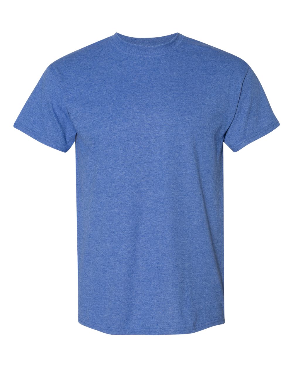 Unisex DryBlend® T-Shirt - Front - B06560823 - Heather Deep Royal