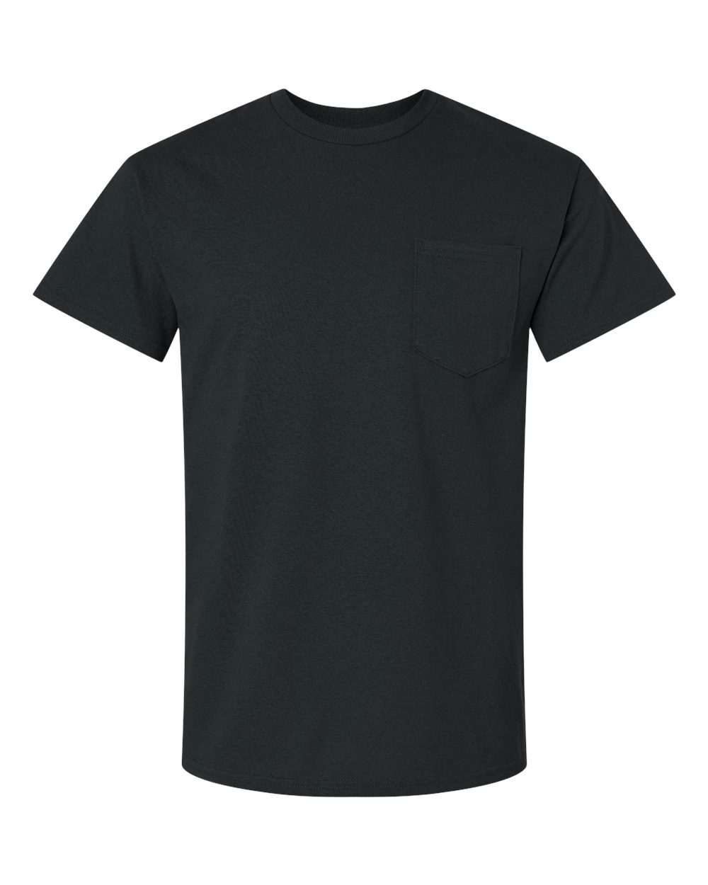 Unisex Ultra Cotton® Pocket T-Shirt - Front - B07060503 - Black