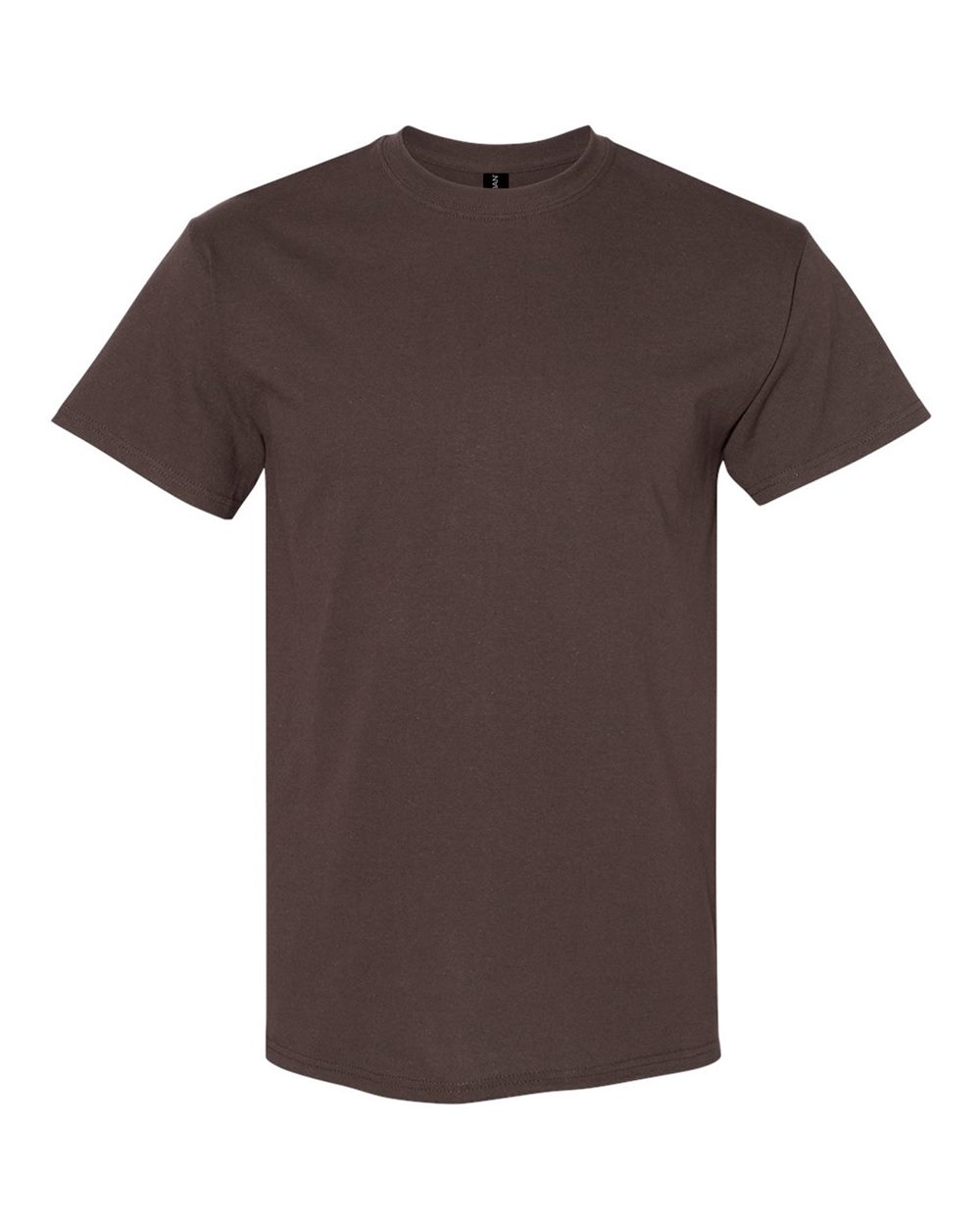 Men's Heavy Cotton™ T-Shirt - Front - B00060053 - Dark Chocolate