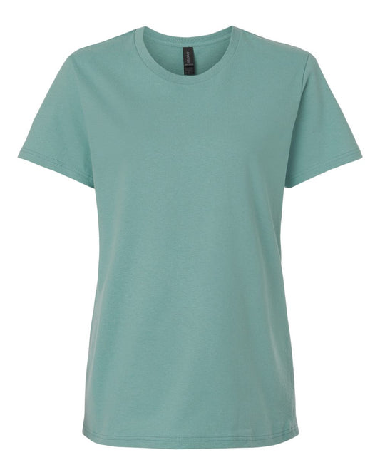 Women's Heavy Cotton™ T-Shirt - Front - B86960403 - Aquatic