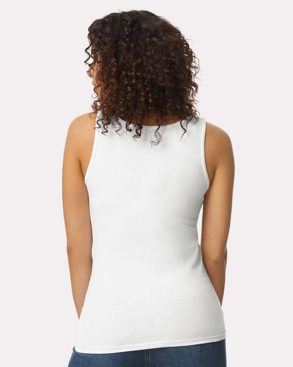Women's Softstyle® Tank Top - OnModelBack - B59760003 - White