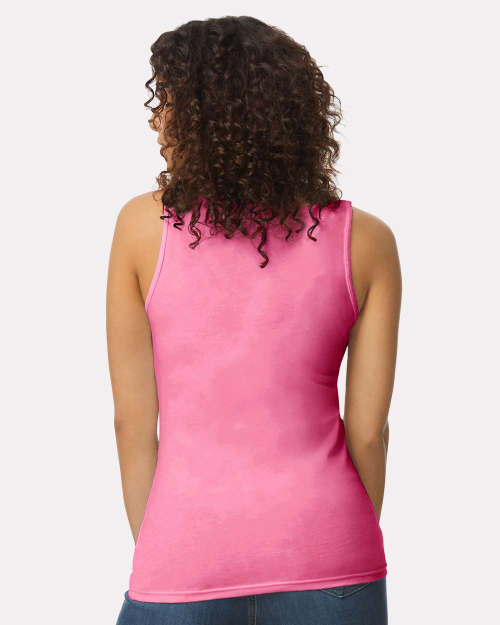 Women's Softstyle® Tank Top - OnModelBack - B59760563 - Azalea