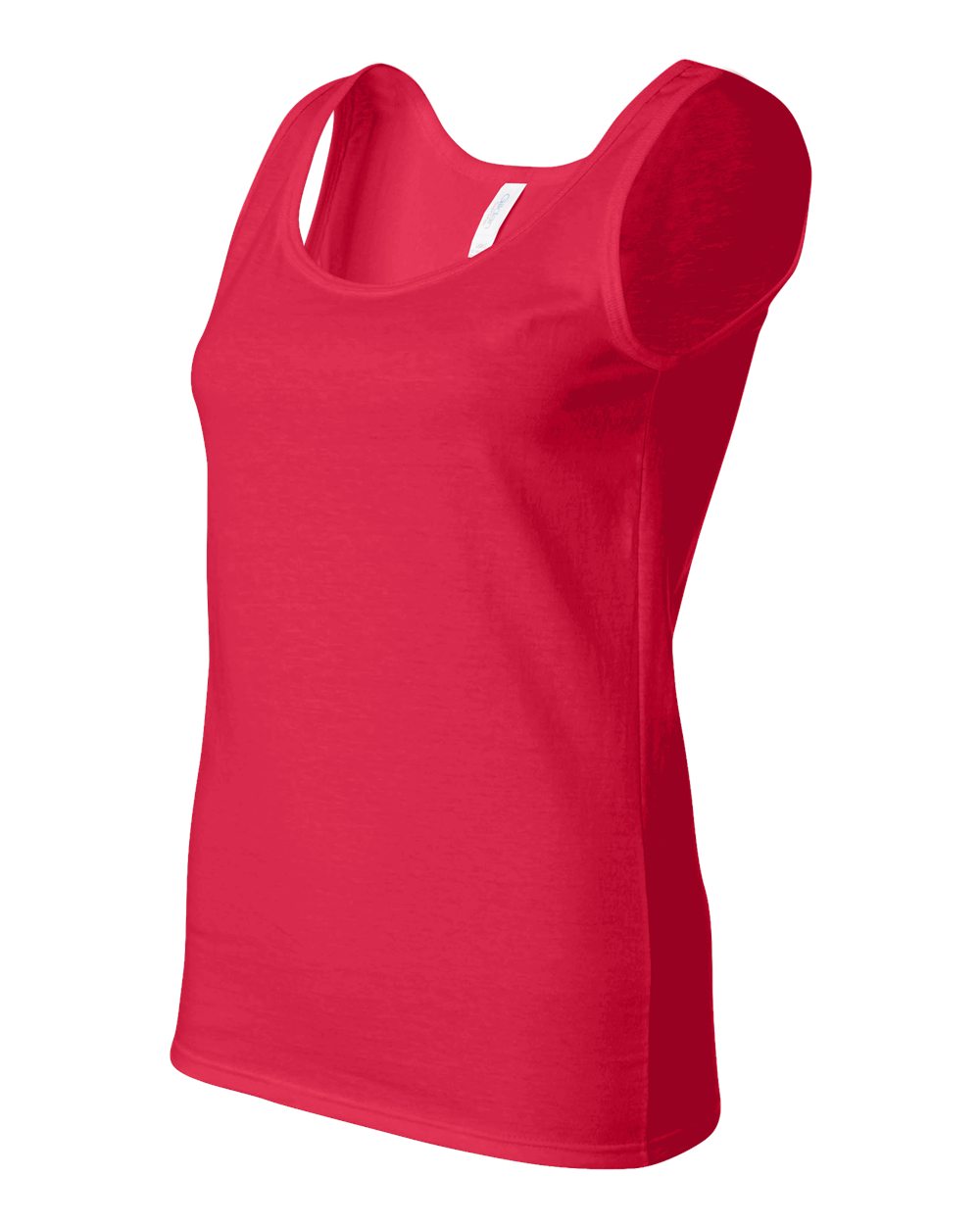 Women's Softstyle® Tank Top - Side - B59760223 - Cherry Red