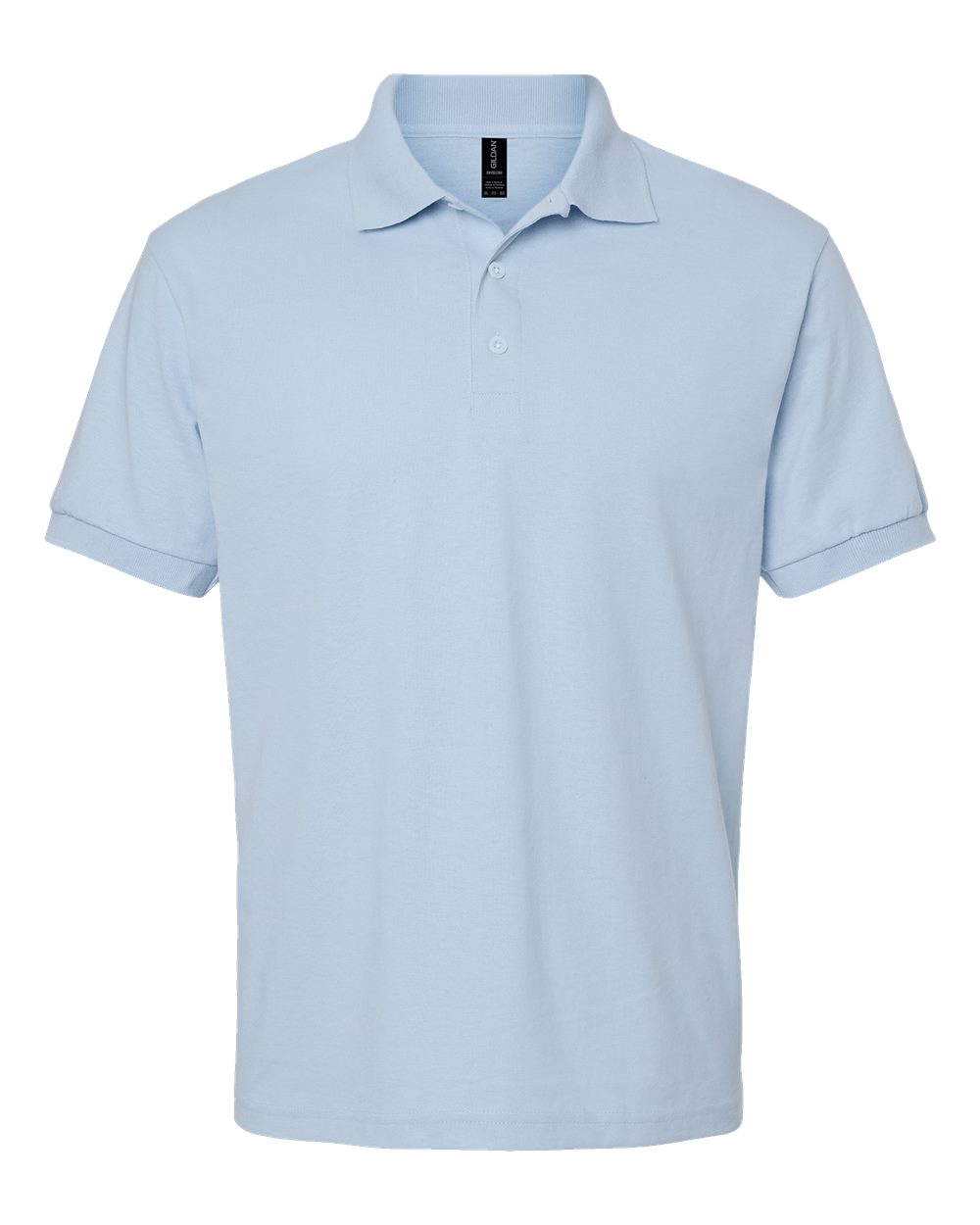 Men's DryBlend® Jersey Polo - Front - B11060253 - Light Blue
