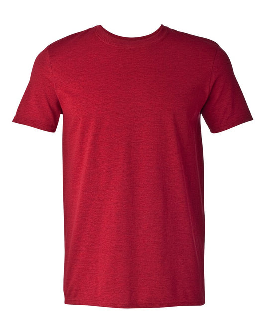 Men's Softstyle® T-Shirt - Front - B00660033 - Antique Cherry Red