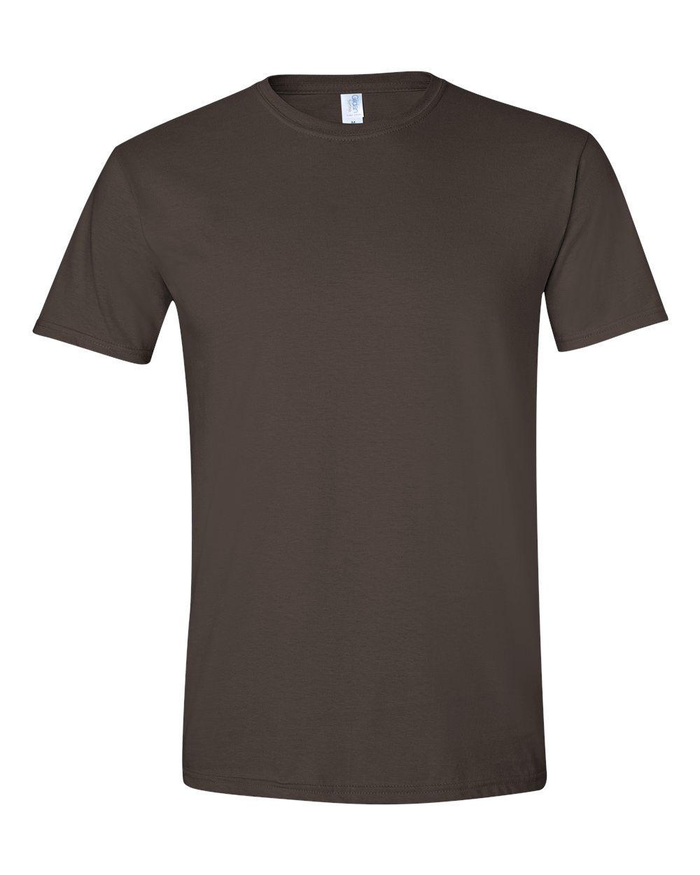 Men's Softstyle® T-Shirt - Front - B00660053 - Dark Chocolate