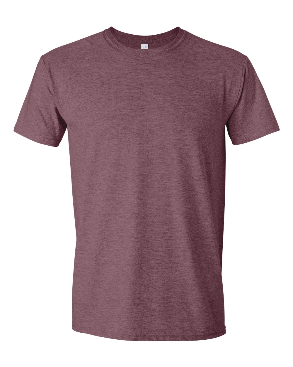 Men's Softstyle® T-Shirt - Front - B00660073 - Heather Maroon
