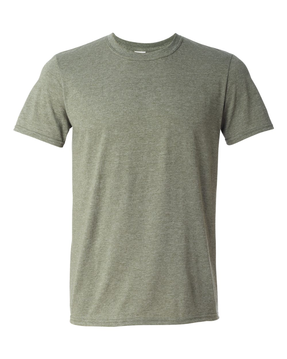 Men's Softstyle® T-Shirt - Front - B00660083 - Heather Military Green