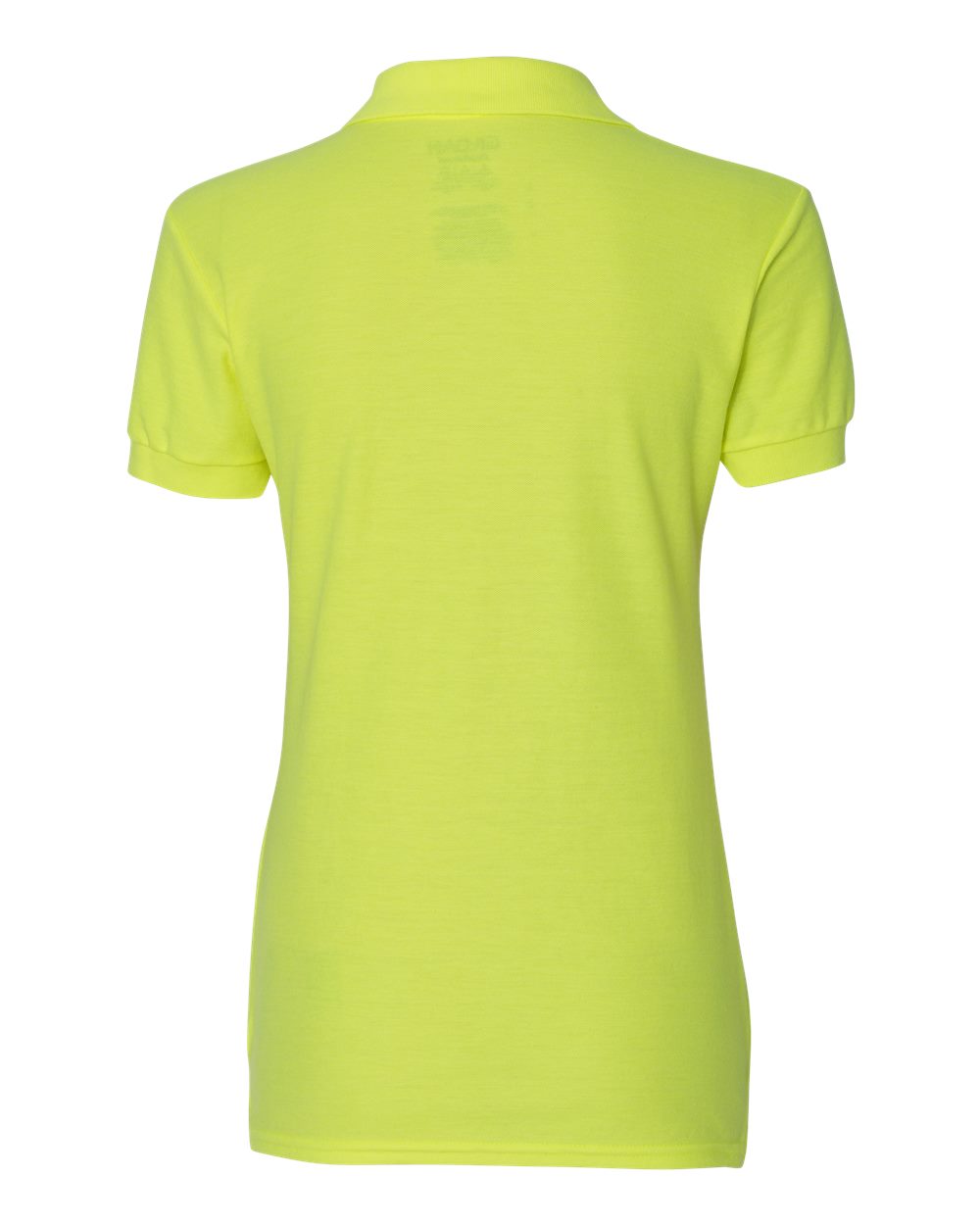 Women's DryBlend® Double Piqué Polo - Back - B27060168 - Safety Green