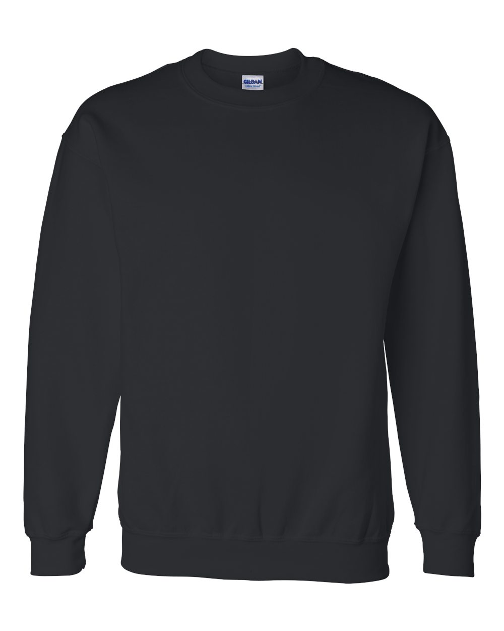 Unisex DryBlend® Crewneck Sweatshirt - Front - B21260503 - Black