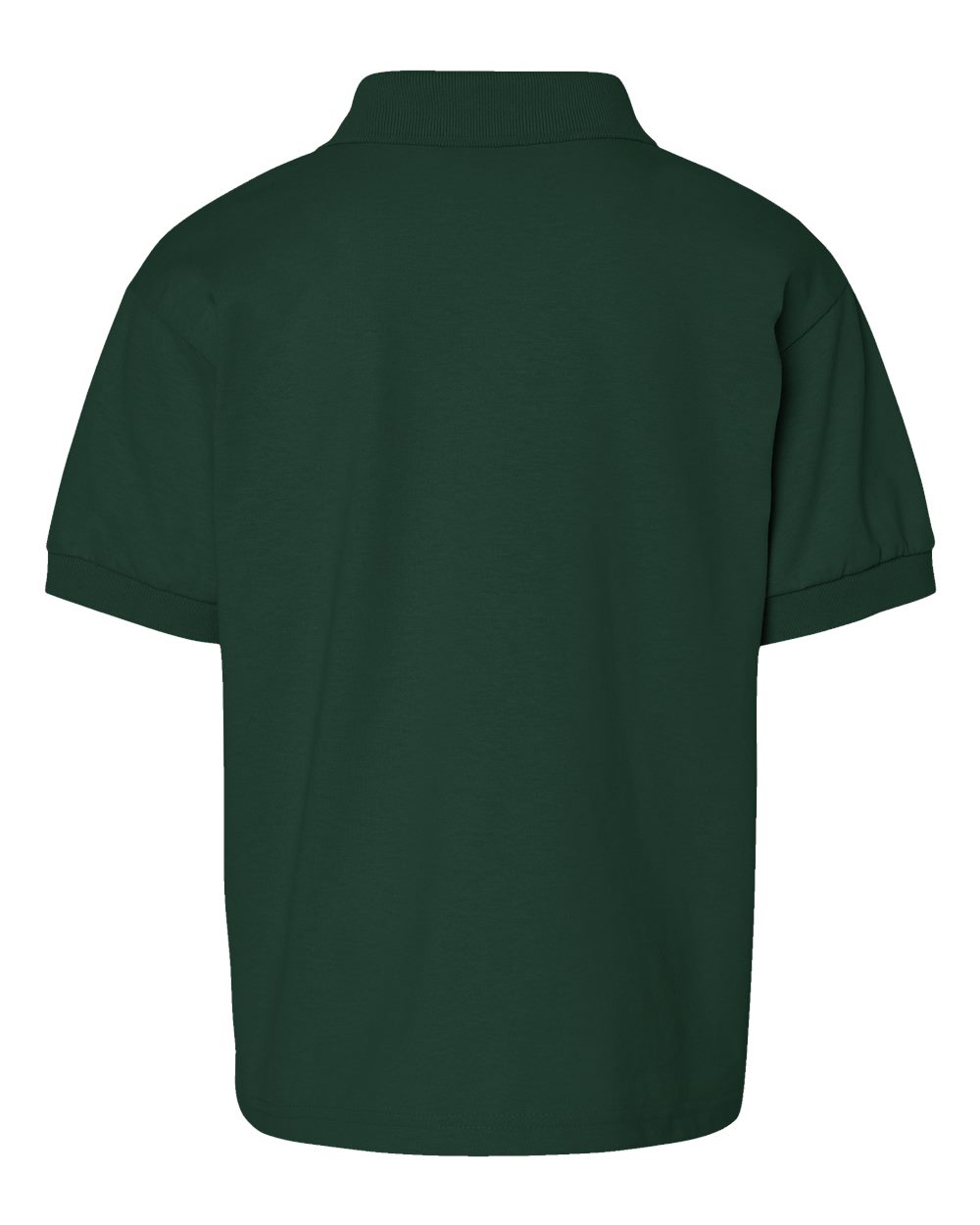 Youth DryBlend® Jersey Polo - Back - B31060543 - Forest Green