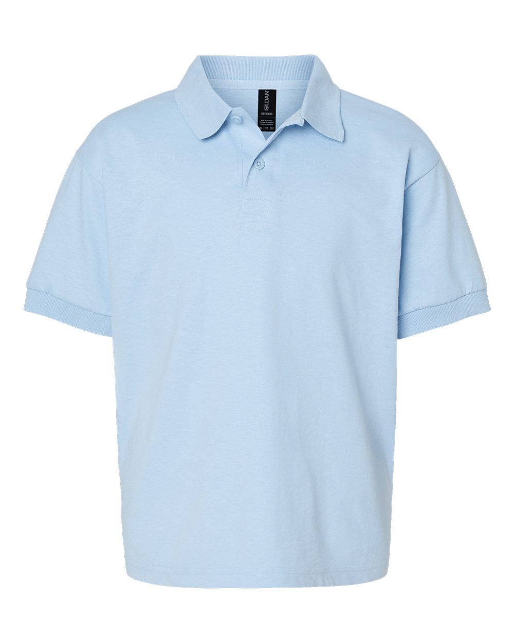 Youth DryBlend® Jersey Polo - Front - B31060253 - Light Blue