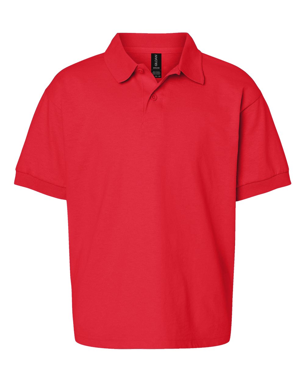 Youth DryBlend® Jersey Polo - Front - B31060703 - Red
