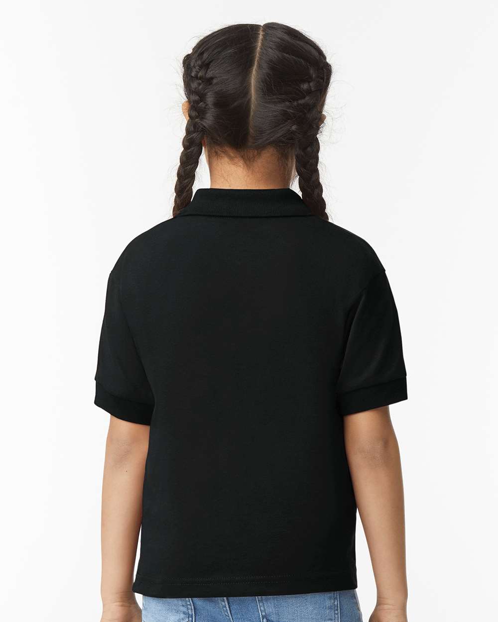 Youth DryBlend® Jersey Polo - OnModelBack - B31060503 - Black
