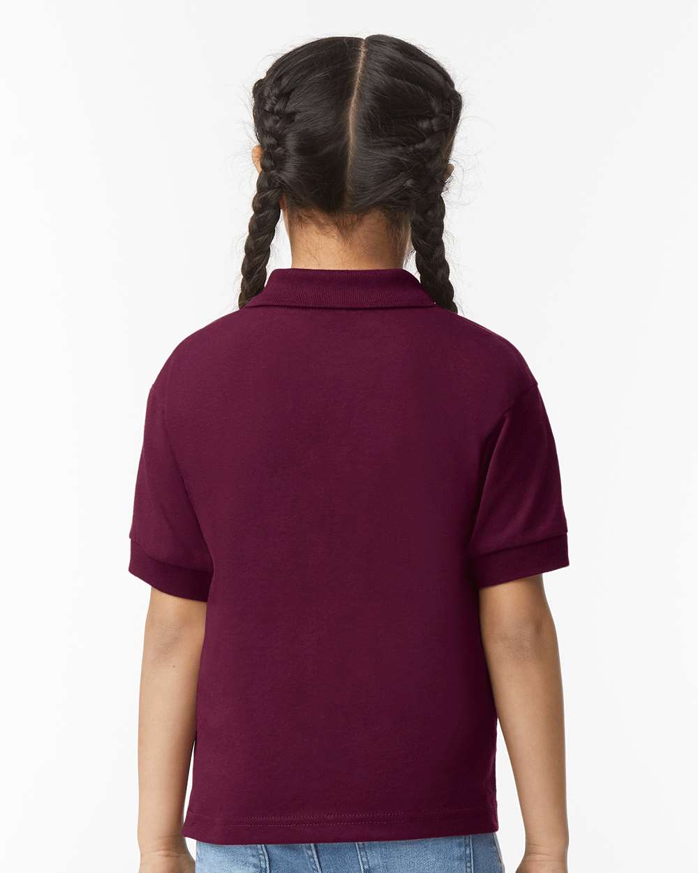 Youth DryBlend® Jersey Polo - OnModelBack - B31060533 - Maroon