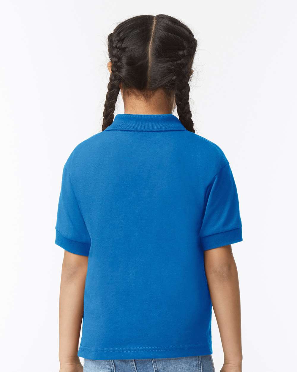 Youth DryBlend® Jersey Polo - OnModelBack - B31060753 - Royal
