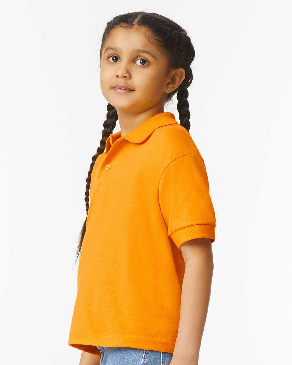 Youth DryBlend® Jersey Polo - OnModelSide - B31060123 - Gold
