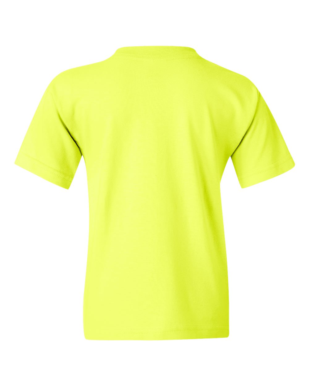 Youth Heavy Cotton™ T-Shirt - Back - B31560152 - Safety Green