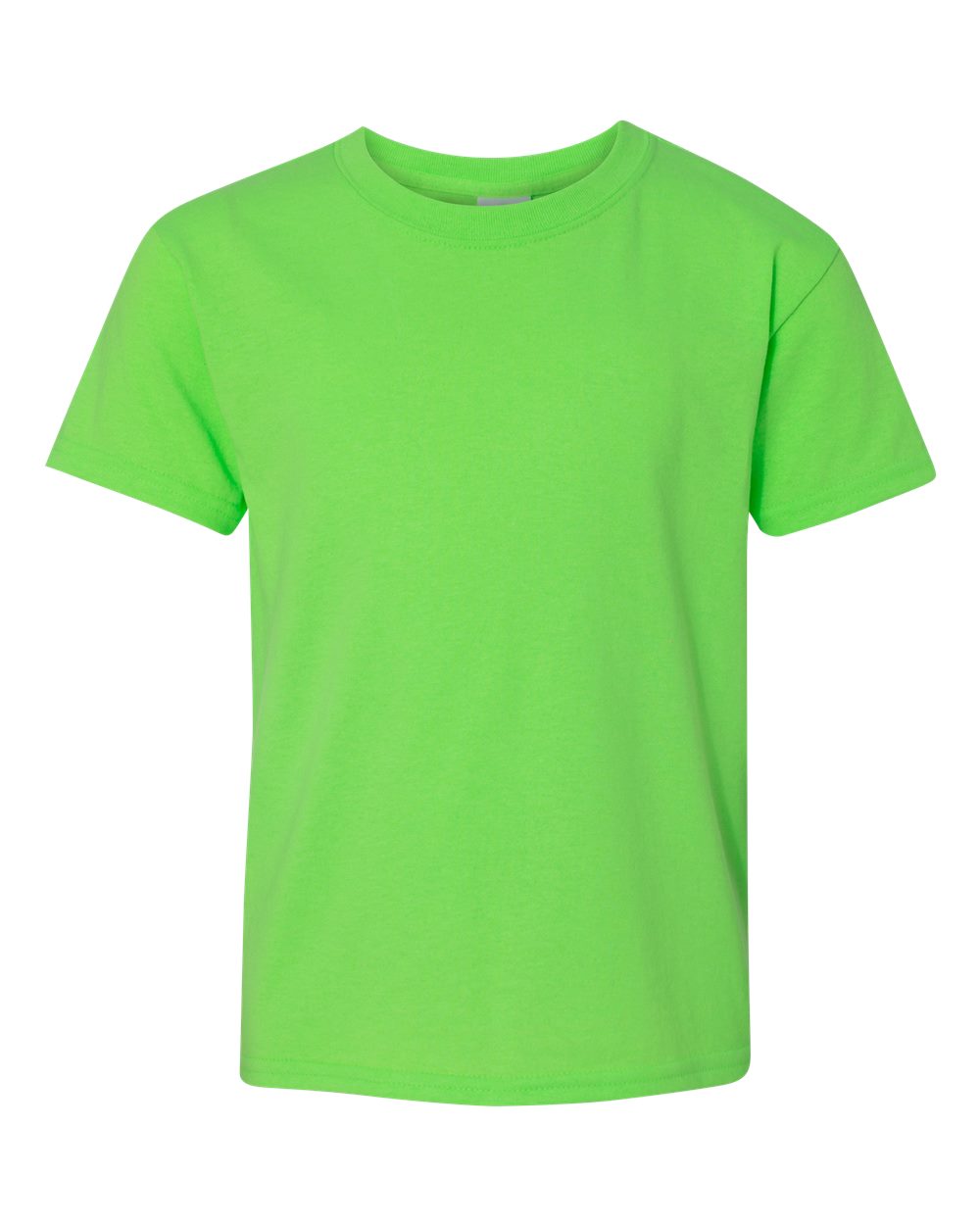 Youth Heavy Cotton™ T-Shirt - Front - B31560462 - Neon Green