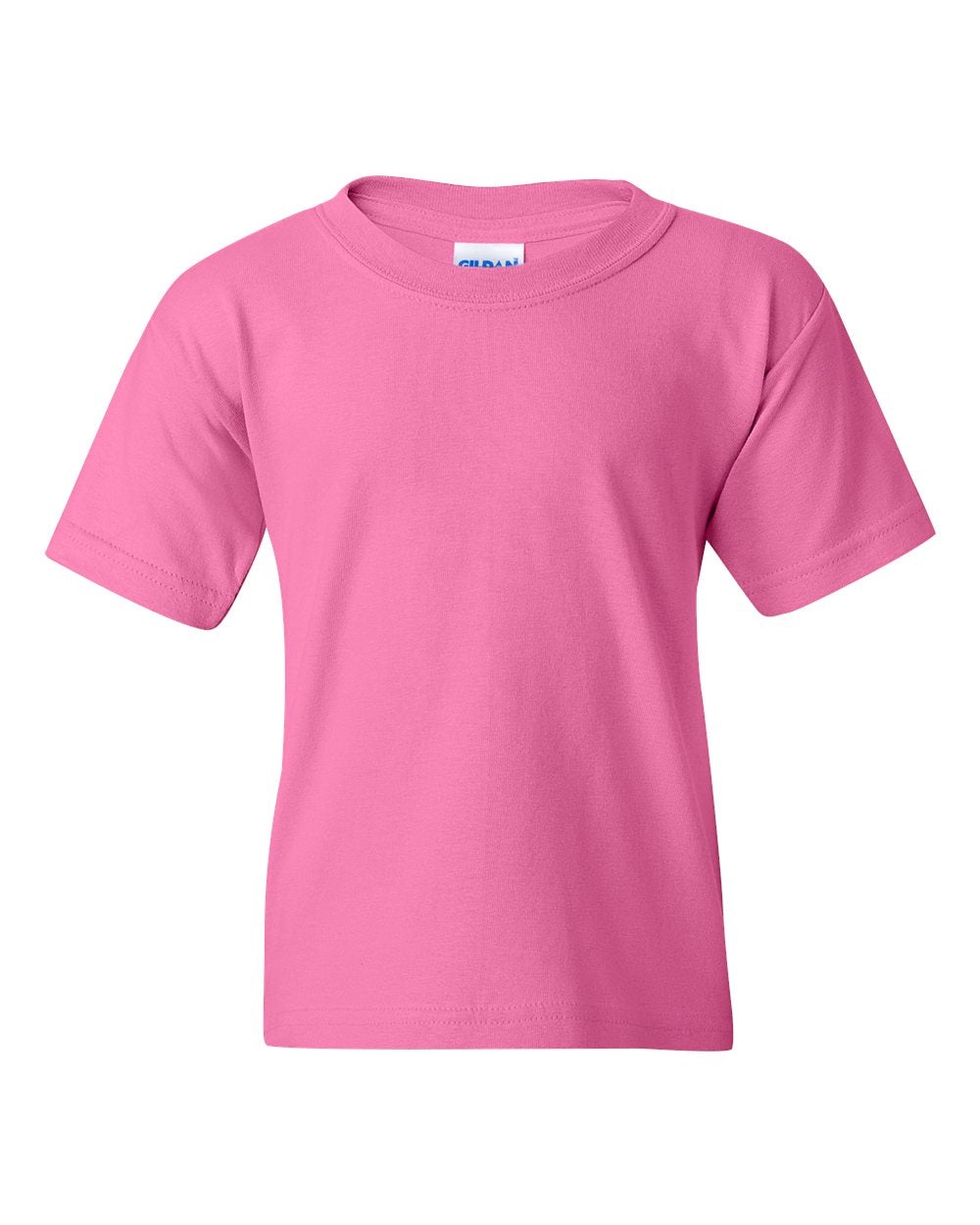 Youth Heavy Cotton™ T-Shirt - Front - B31560562 - Azalea