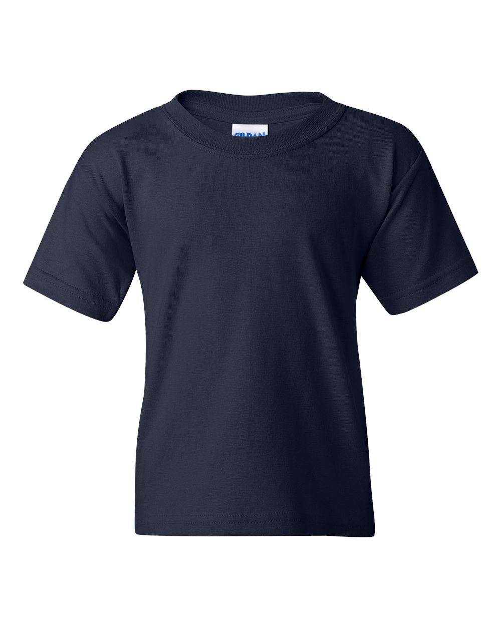 Youth Heavy Cotton™ T-Shirt - Front - B31560652 - Navy