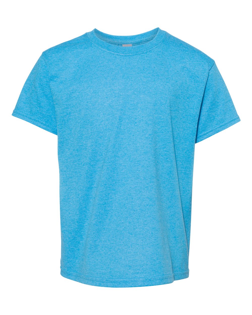Youth Heavy Cotton™ T-Shirt - Front - B31560792 - Heather Sapphire