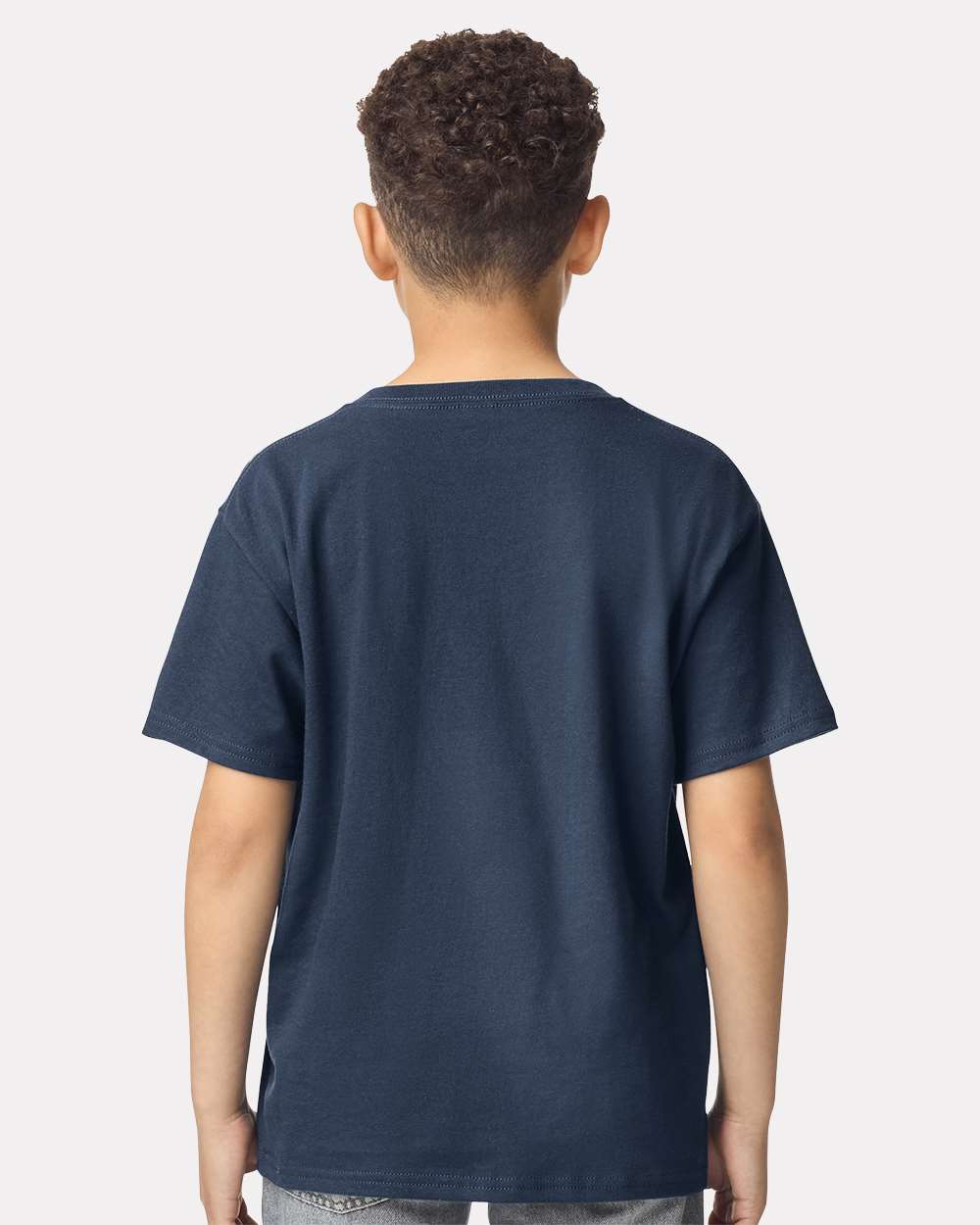 Youth Heavy Cotton™ T-Shirt - OnModelBack - B31560812 - Blue Dusk
