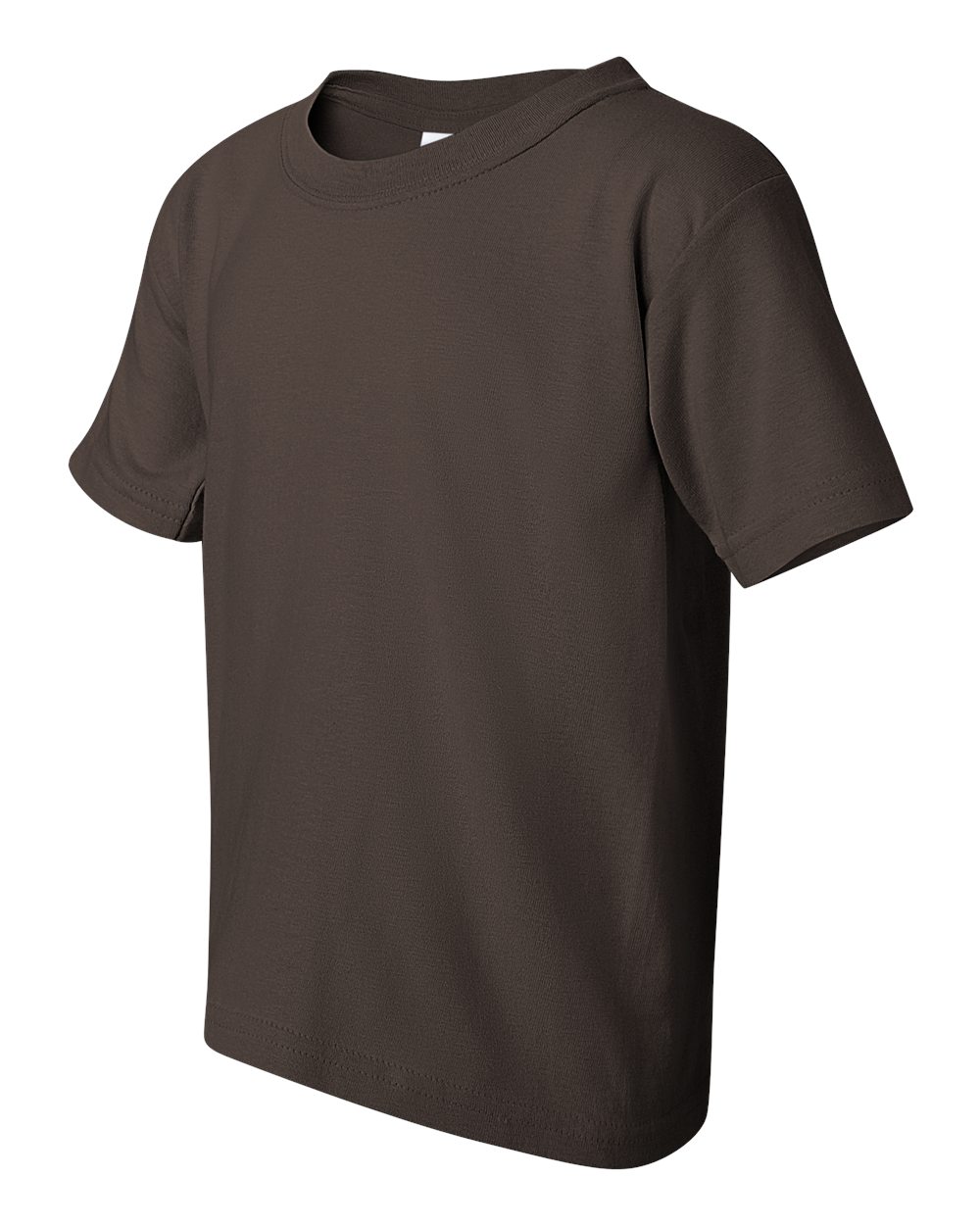 Youth Heavy Cotton™ T-Shirt - Side - B31560052 - Dark Chocolate
