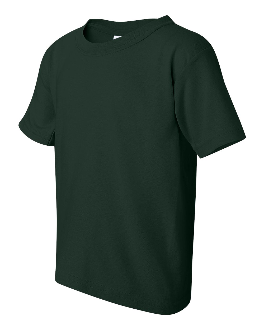 Youth Heavy Cotton™ T-Shirt - Side - B31560542 - Forest Green