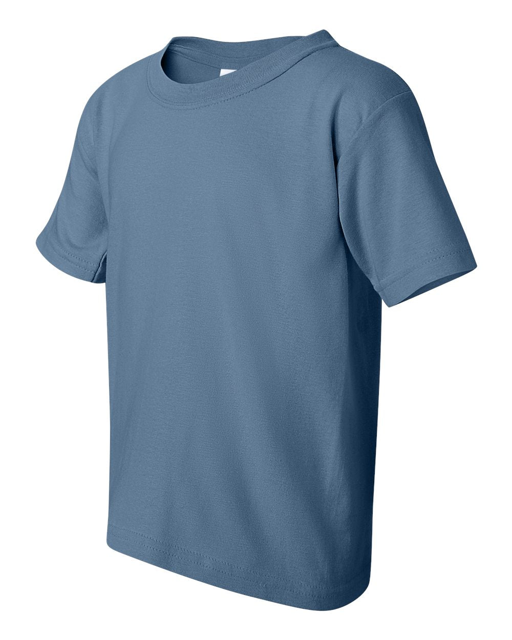 Youth Heavy Cotton™ T-Shirt - Side - B31560682 - Indigo Blue