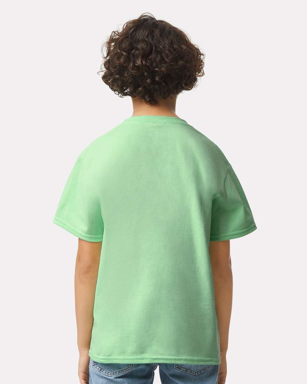 Youth Ultra Cotton® T-Shirt - OnModelBack - B31660112 - Mint Green