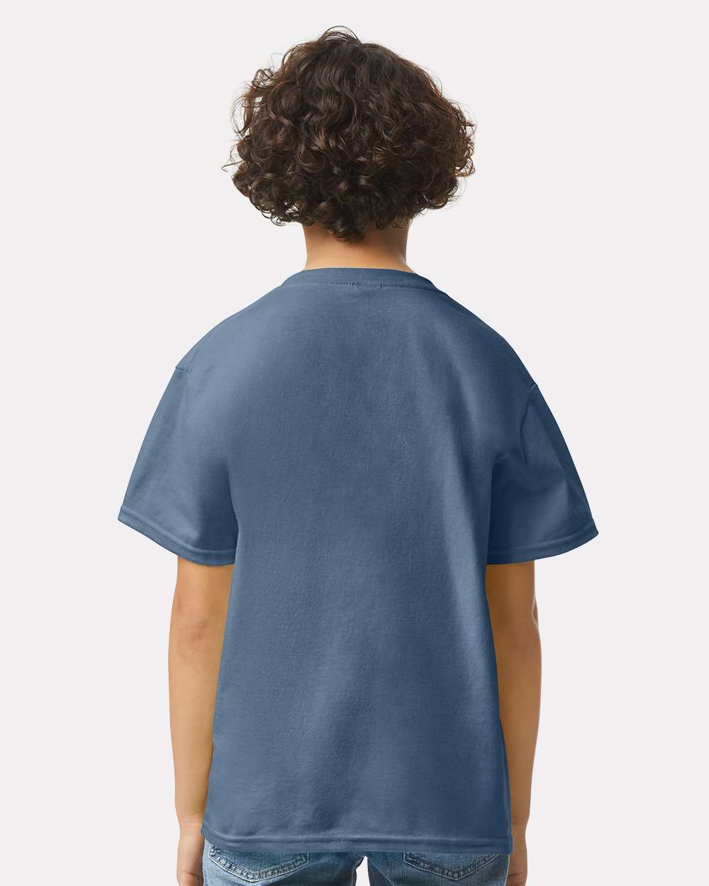 Youth Ultra Cotton® T-Shirt - OnModelBack - B31660682 - Indigo Blue