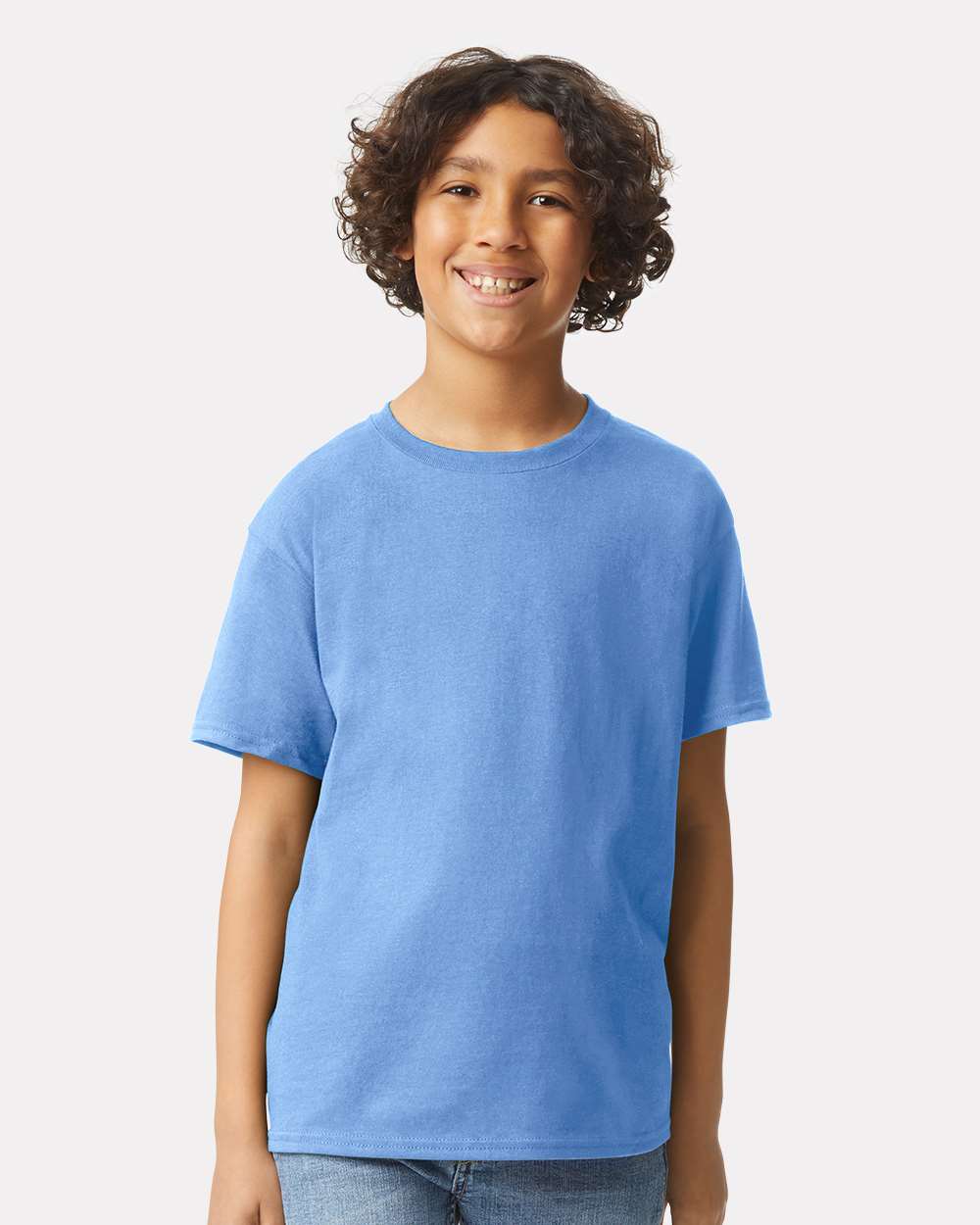 Youth Ultra Cotton® T-Shirt - OnModelFront - B31660262 - Carolina Blue