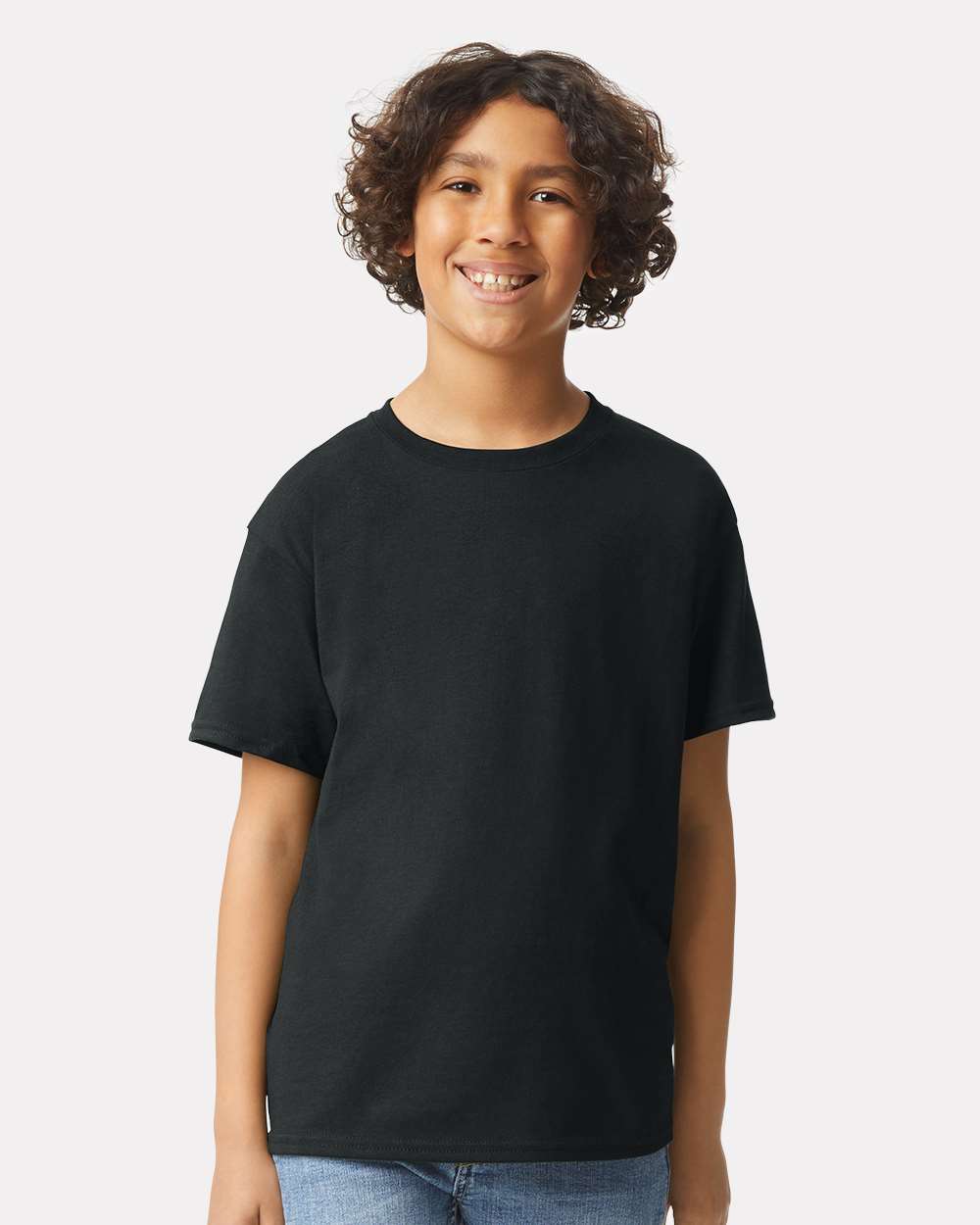 Youth Ultra Cotton® T-Shirt - OnModelFront - B31660502 - Black