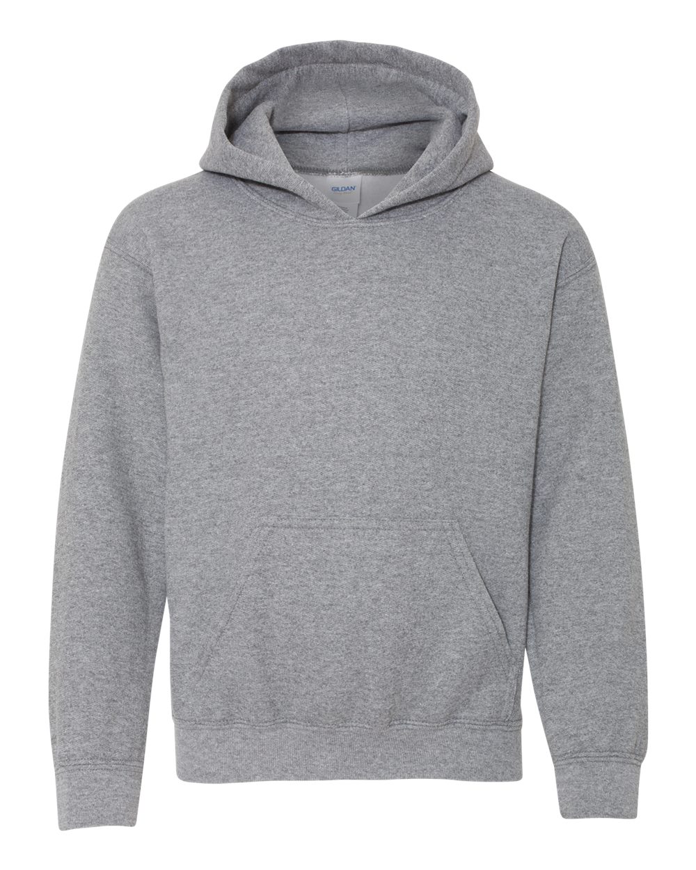 Youth Heavy Blend™ Hooded Sweatshirt - Front - B32060492 - Graphite Heather