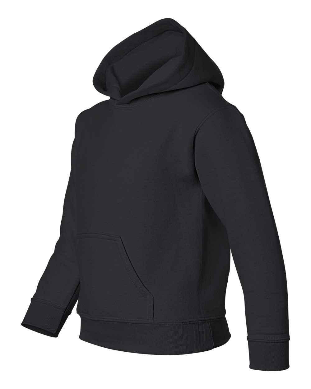 Youth Heavy Blend™ Hooded Sweatshirt - Side - B32060502 - Black