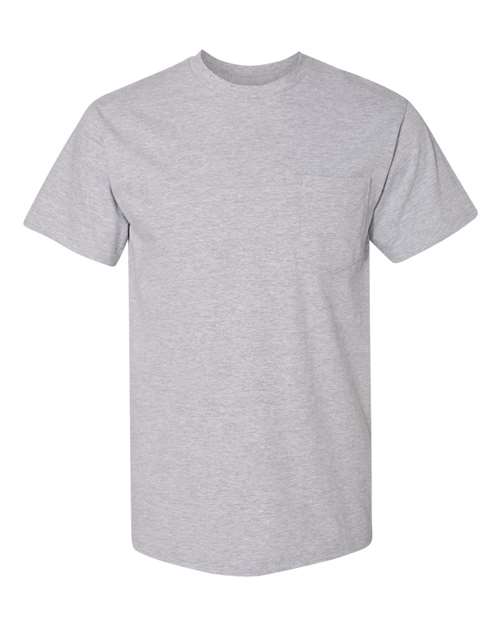 Hammer™ Pocket T-Shirt - Front - B19160583 - Sport Grey