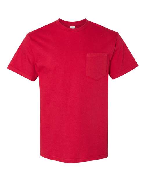 Hammer™ Pocket T-Shirt - Front - B19160713 - Scarlet Red