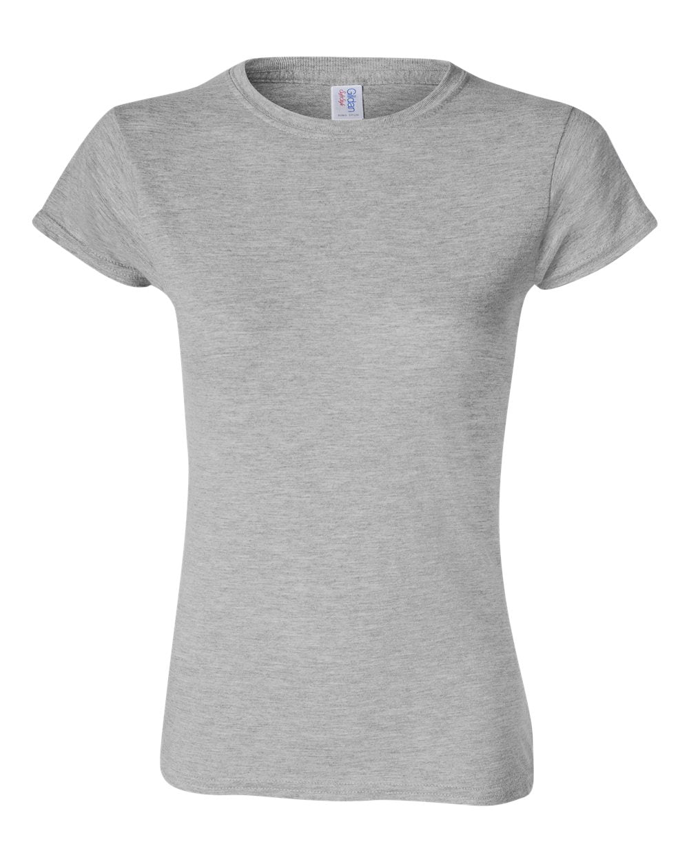 Women's Softstyle® T-Shirt - Front - B50260583 - Sport Grey