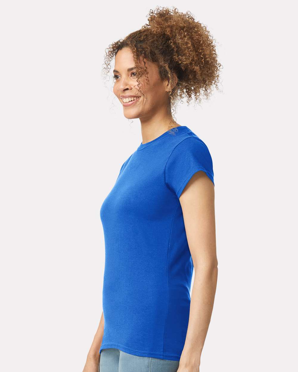 Women's Softstyle® T-Shirt - OnModelSide - B50260753 - Royal