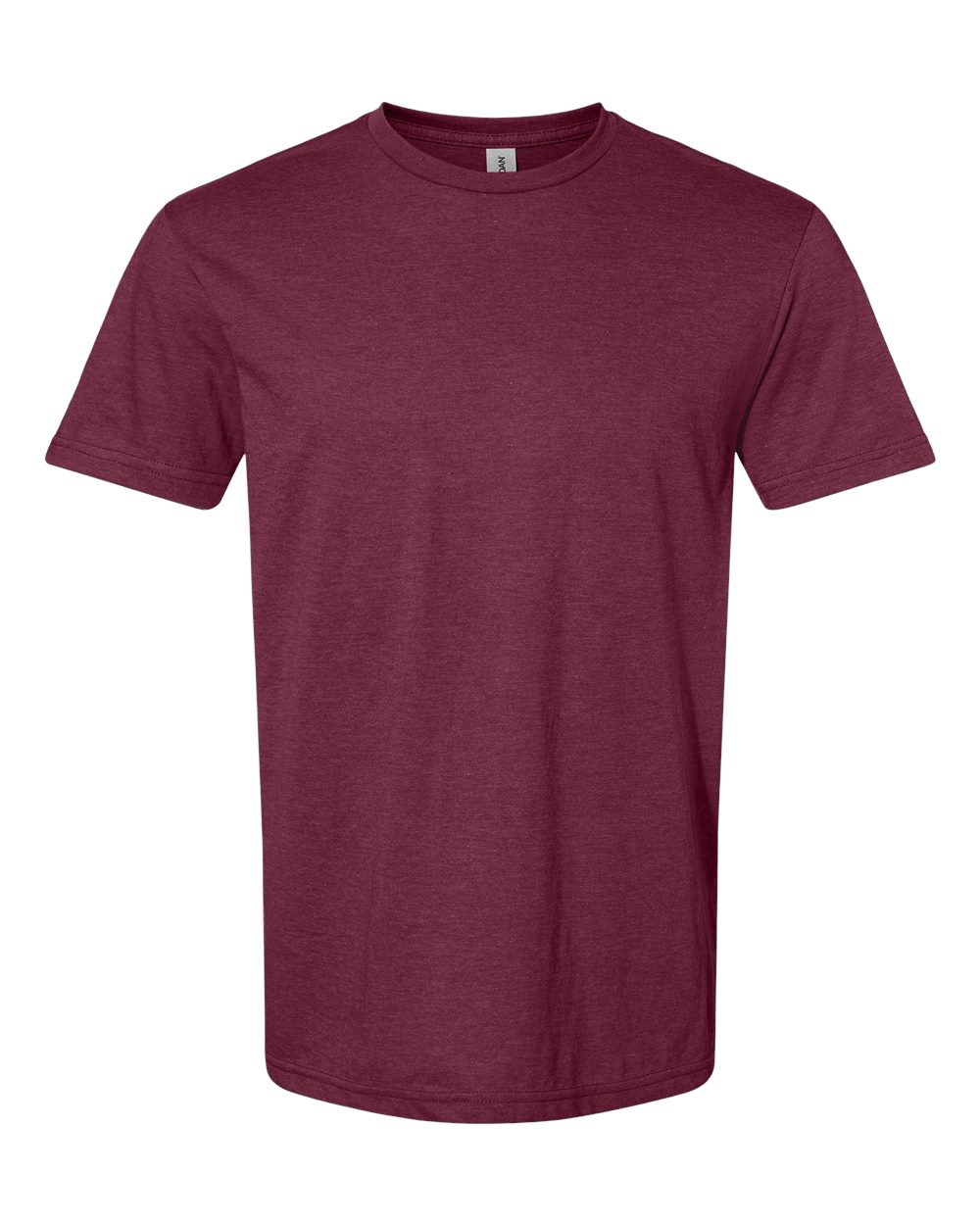 Men's Softstyle® CVC T-Shirt - Front - B00260533 - Maroon Mist