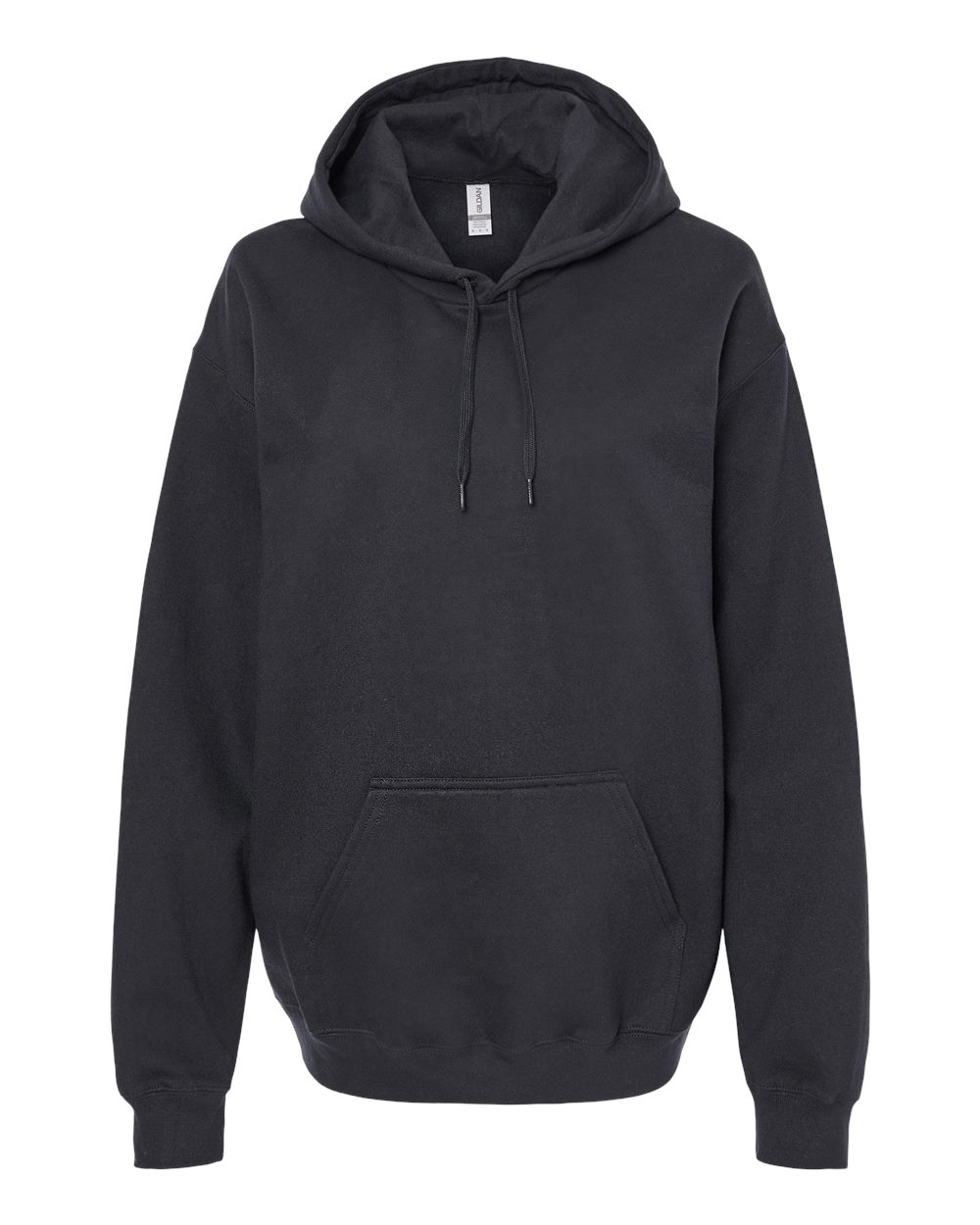 Unisex Softstyle® Midweight Hooded Sweatshirt - Front - B24160503 - Black